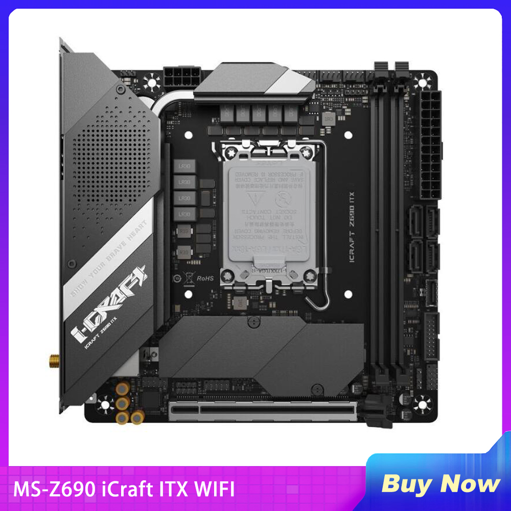 Lga1700 Itx Motherboard Ddr5 - Nuevo MS-Z690 iCraft ITX WIFI placa
