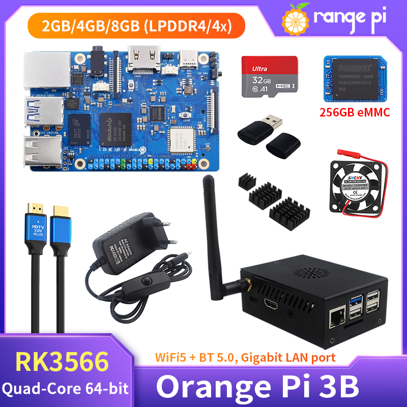 Orange Pi 3B 8GB 4GB 2GB RAM R - Rockchip Rk3588 Development Board reseña y precio
