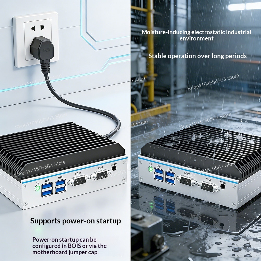 Mini PC Industrial N100 Quad C - Fanless Industrial Pc Rs485 Core I7 reseña y precio