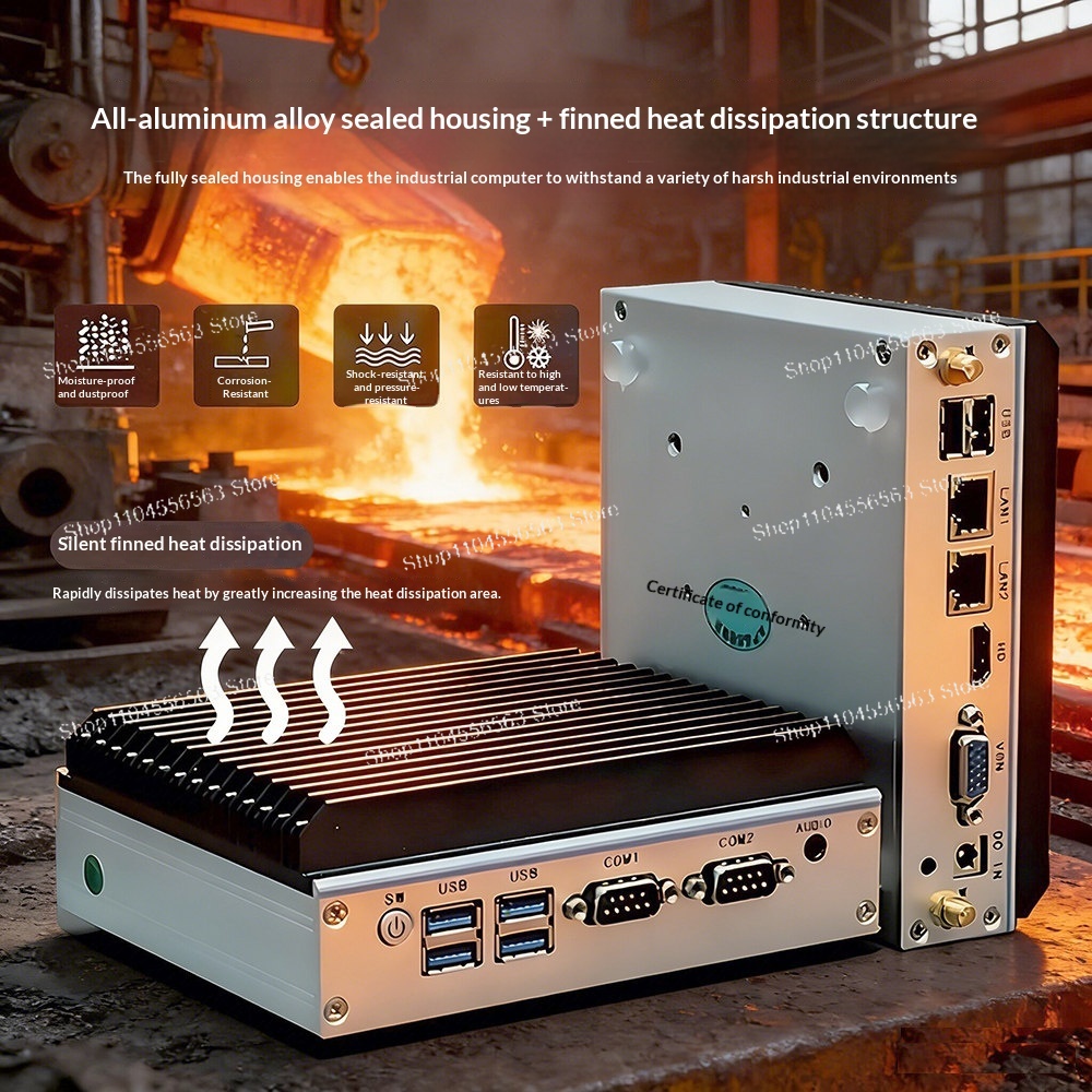 Mini PC Industrial N100 Quad C - Fanless Industrial Pc Rs485 Core I7 reseña y precio