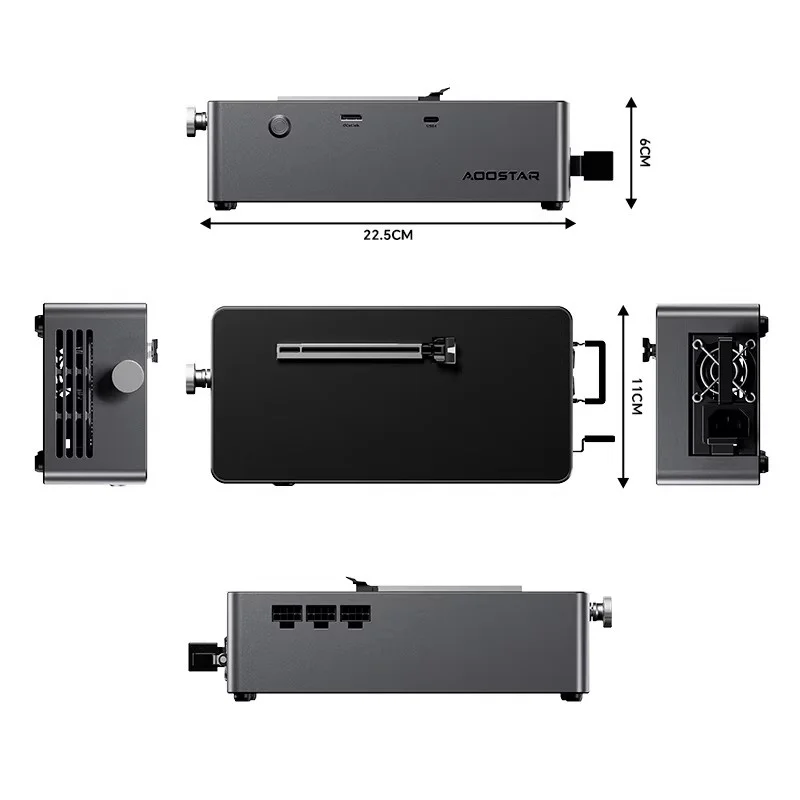 AOOSTAR AG01 AG02, base para t - Oculink Egpu Mini Pc reseña y precio