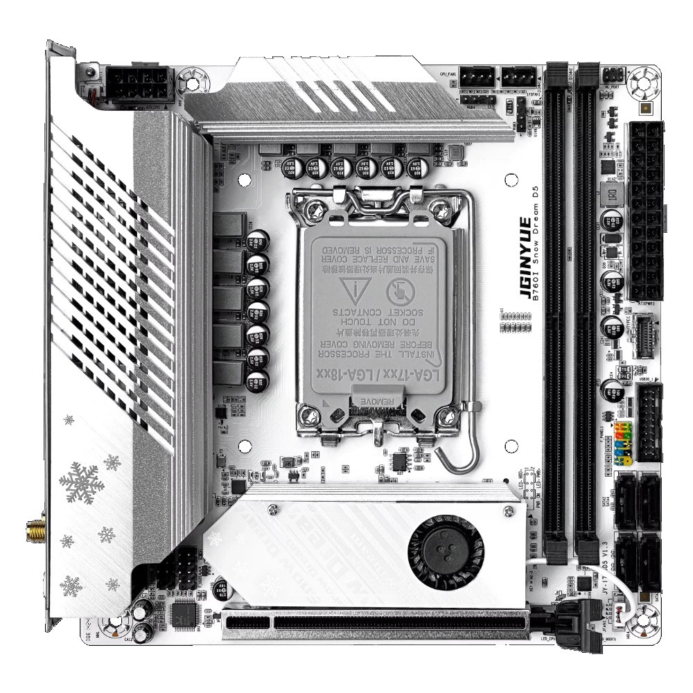 Placa Base JGINYUE B760i-Snow  - Lga1700 Itx Motherboard Ddr5 reseña y precio