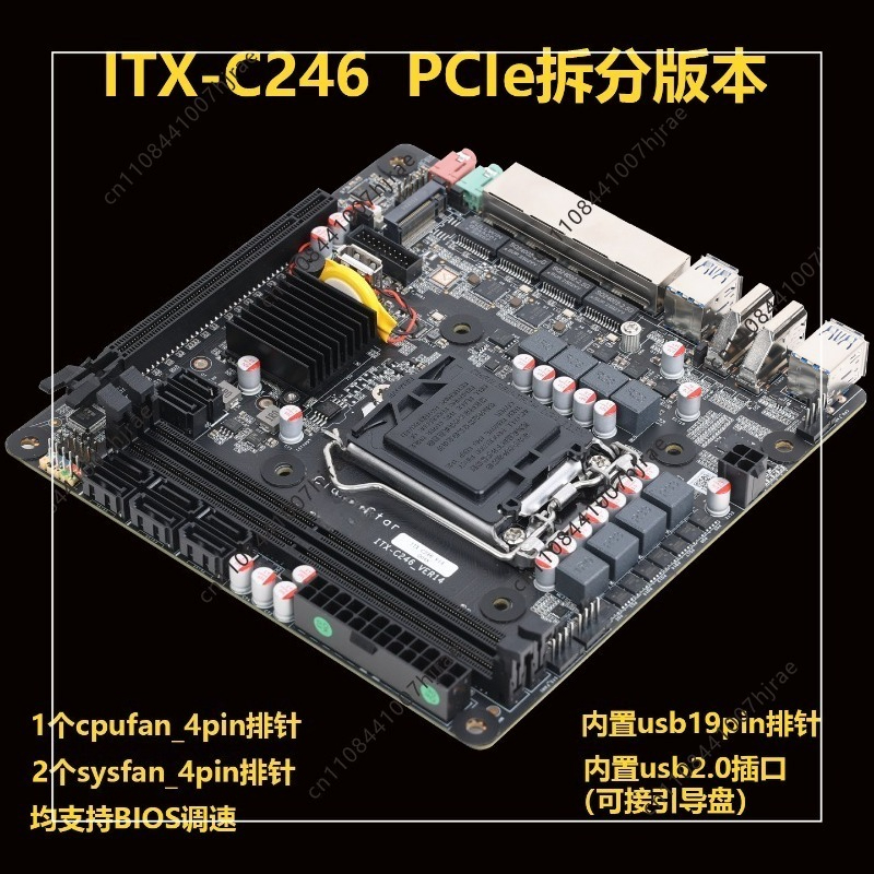 Placa Base Mini ITX C246 NAS L - Nas Motherboard 8 Sata Mini Itx reseña y precio