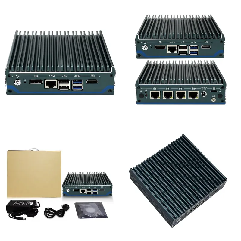 Mini PC Industrial Sin Ventila - Pfsense Firewall Router 2.5G 4 I226 reseña y precio