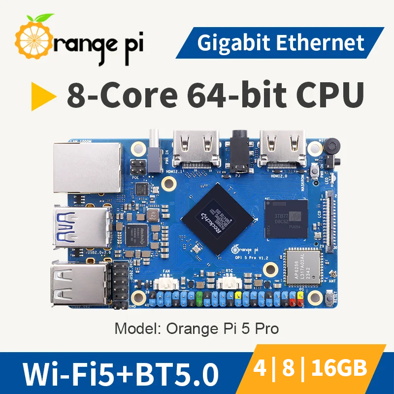 Orange Pi 5 Pro 16 8 4GB RAM L - Orange Pi 5 Plus 16Gb reseña y precio